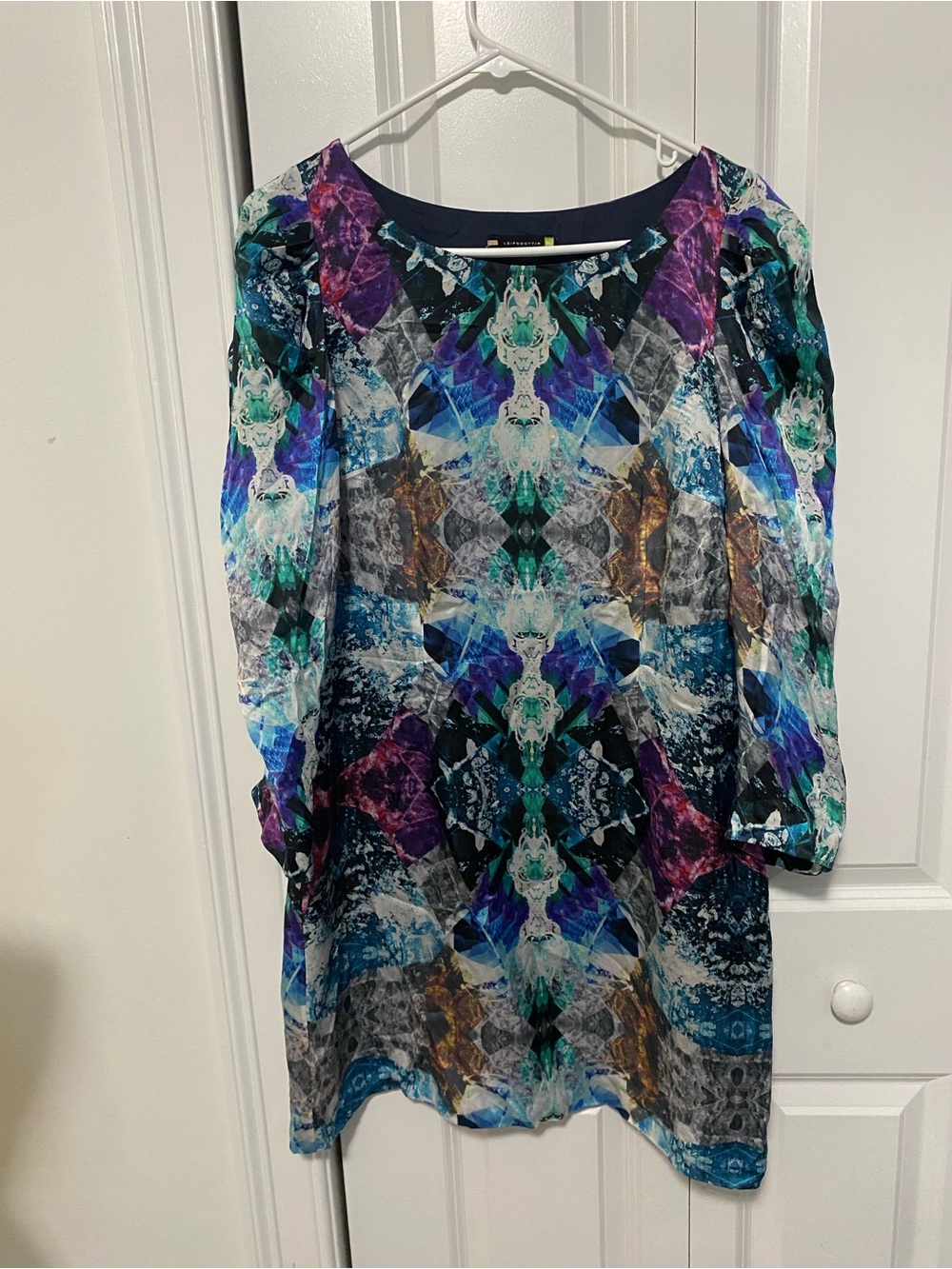 Anthropologie Leifsdottir Silk Shift Dress